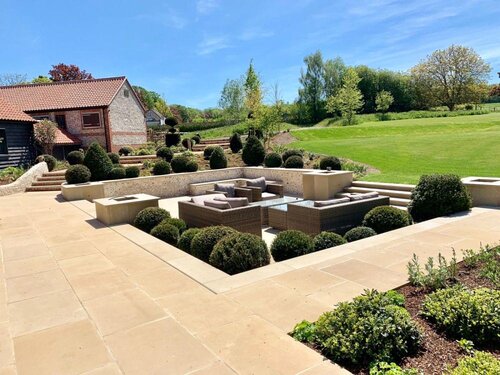 Garden landscaping