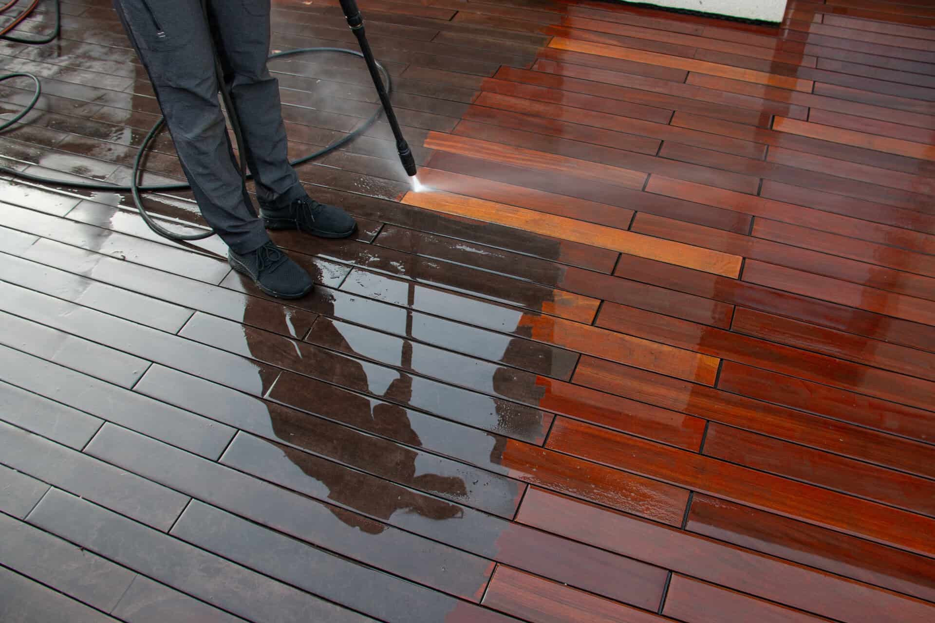 Deck cleaning